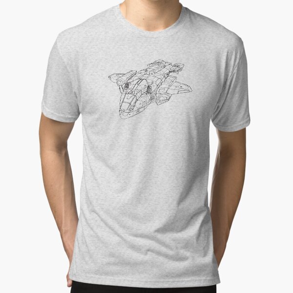 Item preview, UNSC Pelican - Black Outline designed and sold by ONI-Creative.