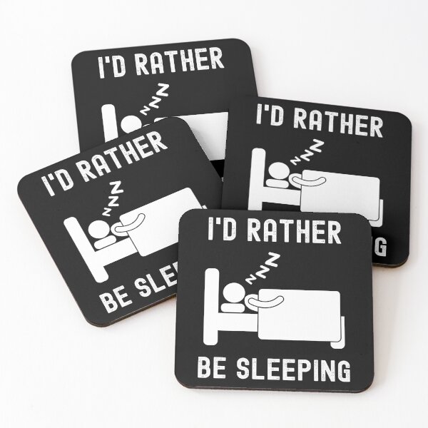 Item preview, I'd Rather Be Sleeping Funny Lethargic College designed and sold by liftdesign.