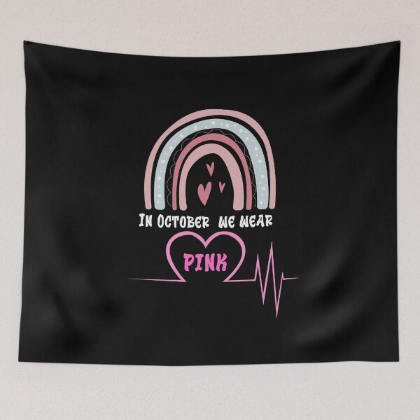 Item preview, In October We Wear Pink | Fight, Believe, Survive | Nobody Fights Alone designed and sold by DigitalGemShop.
