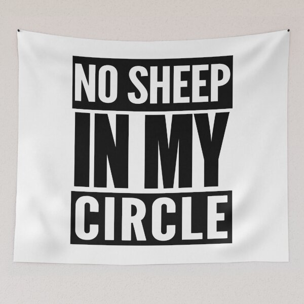 Item preview, No Sheep In My Circle designed and sold by TeesForTheWorld.