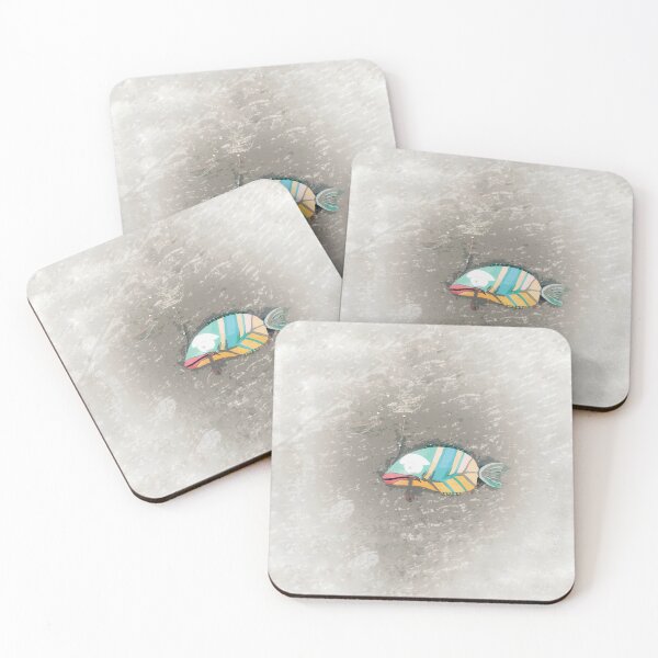 Item preview, Boho Fish 13 Coastal Design Style A Edited PHOTO of Wooden Fish Wall Decor designed and sold by Beachy.