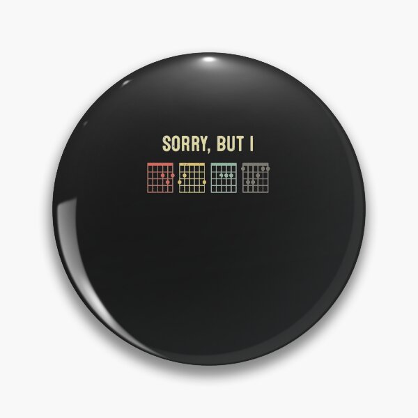Item preview, Sorry I-DGAF Funny Hidden Message Guitar Chords Classic designed and sold by troyMmandeville.