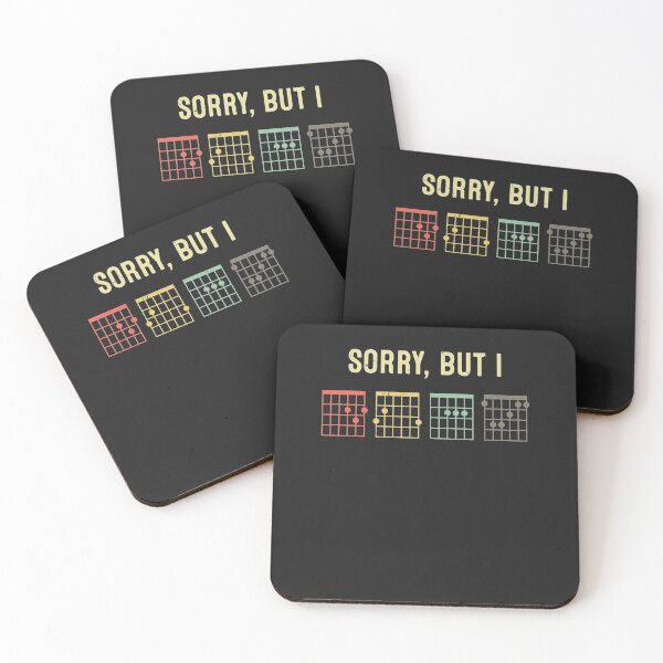 Item preview, Sorry I-DGAF Funny Hidden Message Guitar Chords Classic designed and sold by troyMmandeville.