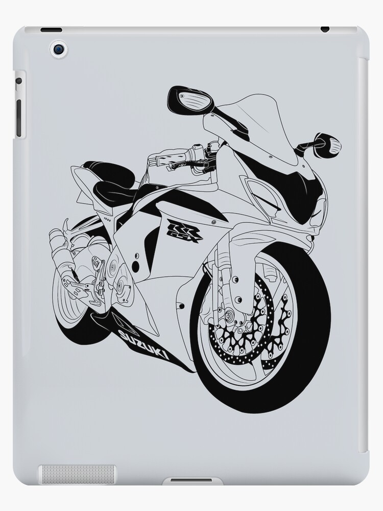 Funda vinilo para iPad «moto Suzuki» Nataly65 | Redbubble