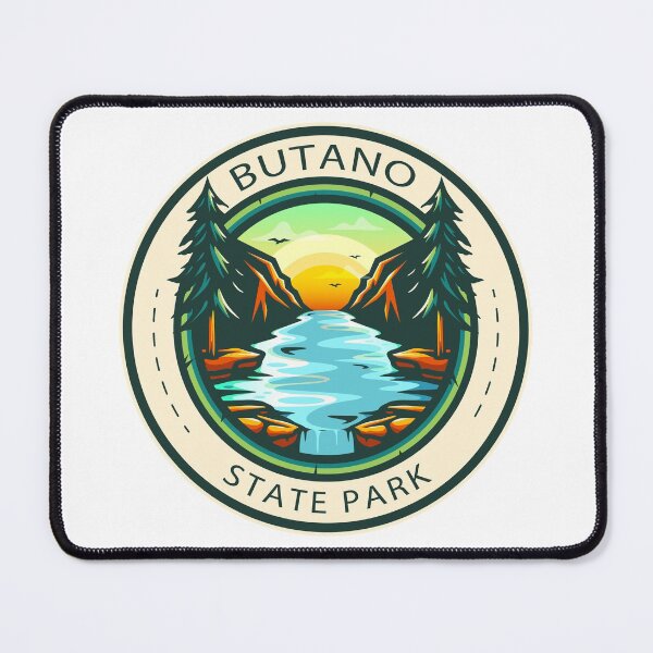 Item preview, Butano State Park California Badge designed and sold by KrisSidDesigns.