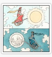 Chariots of the Sun and Moon Sticker