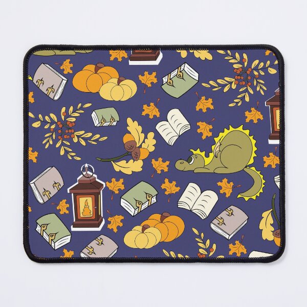 Item preview, Autumn fairy tales and dragons seamless patterns designed and sold by SlothMagic.