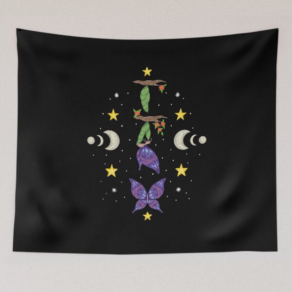 Item preview, Metamorphosis | Caterpillar, Chrysalis and Butterfly designed and sold by Lizzamour.
