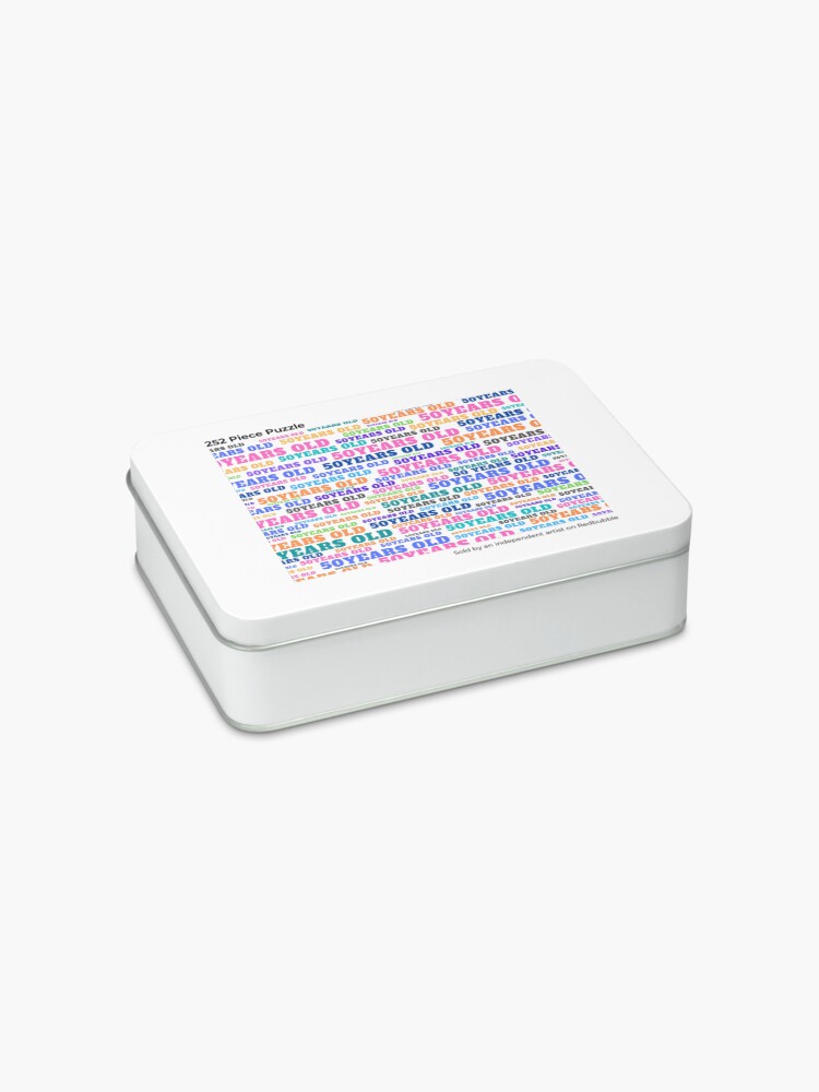 Alternate view of 50th birthday New Years Celebration 50 years old Jigsaw Puzzle