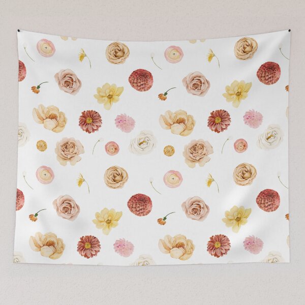 Item preview, Beautiful garden flowers in watercolour designed and sold by RoyalPeople.