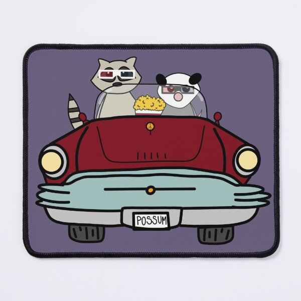 Item preview, Possum and Raccoon at the Drive In designed and sold by Roanasaurus.