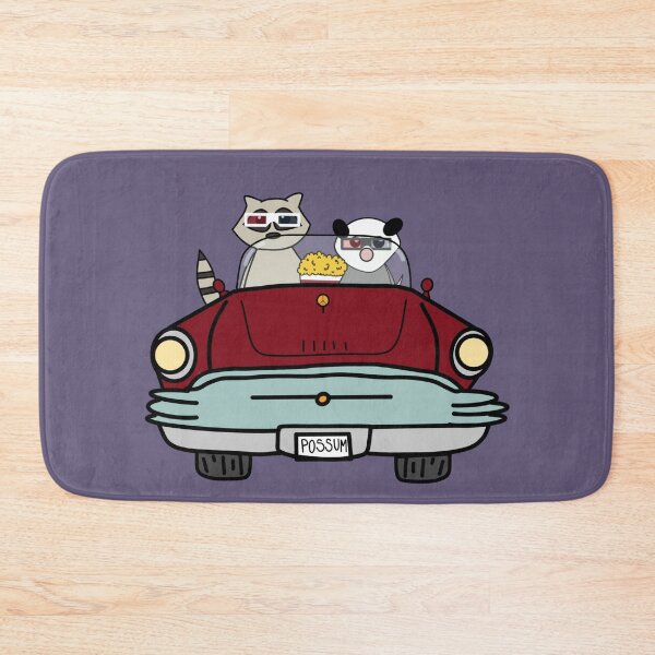 Item preview, Possum and Raccoon at the Drive In designed and sold by Roanasaurus.