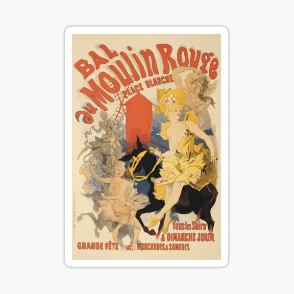Bal du Moulin Rouge Sticker