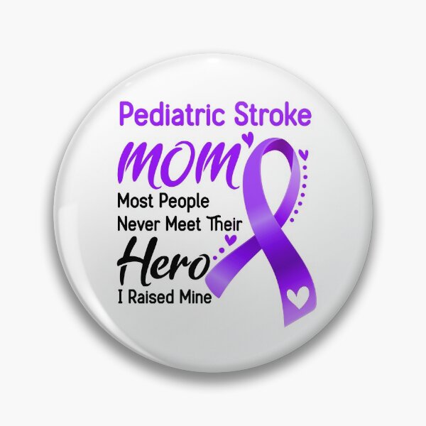Item preview, Pediatric Stroke Mom Most People Never Meet Their Hero I Raise Mine designed and sold by hvoid41.
