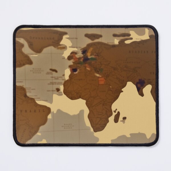 Item preview, World map, continents, oceans, islands, Canary Islands, Europe, the United States, North America, designed and sold by NessArtByEwa.