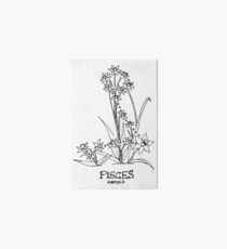 Floral Constellation - Pisces Art Board