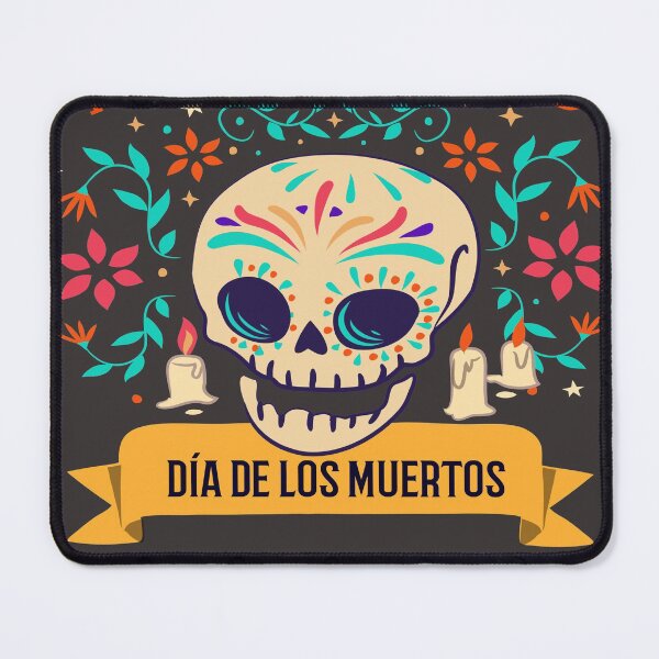 Item preview, Dia De Los Muertos Cempasuchil Flowers Day of The Dead Skull designed and sold by LMcDs.