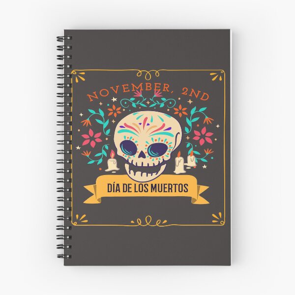 Item preview, Dia De Los Muertos Cempasuchil Flowers Day of The Dead Skull designed and sold by LMcDs.