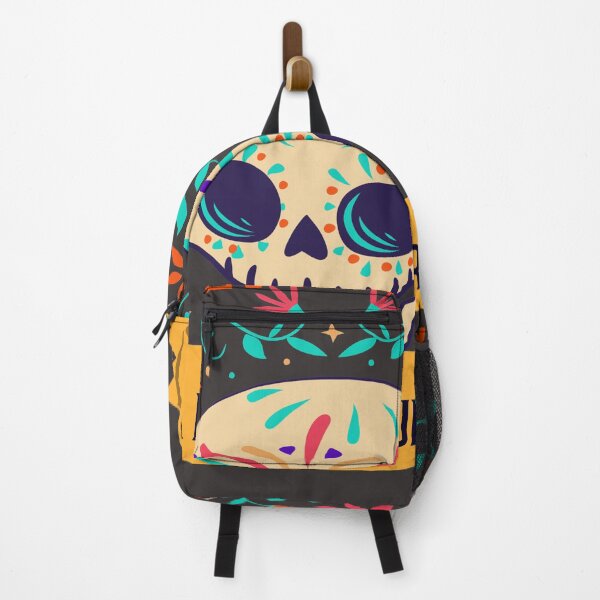 Item preview, Dia De Los Muertos Cempasuchil Flowers Day of The Dead Skull designed and sold by LMcDs.