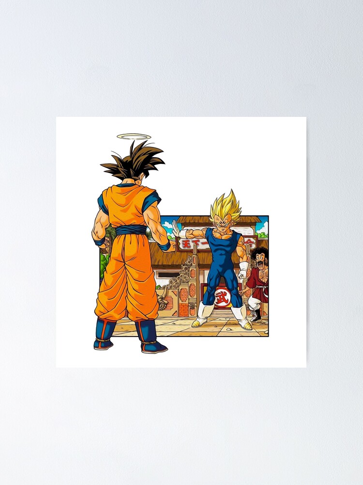 DBZ Goku Vegeta Piccolo Majin Wall Art - Dragon Ball Z Merch