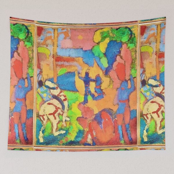 Item preview, Le Cavalier au cheval blanc [Knight on a white horse] c.1905 André DERAIN designed and sold by CristalleLisa.