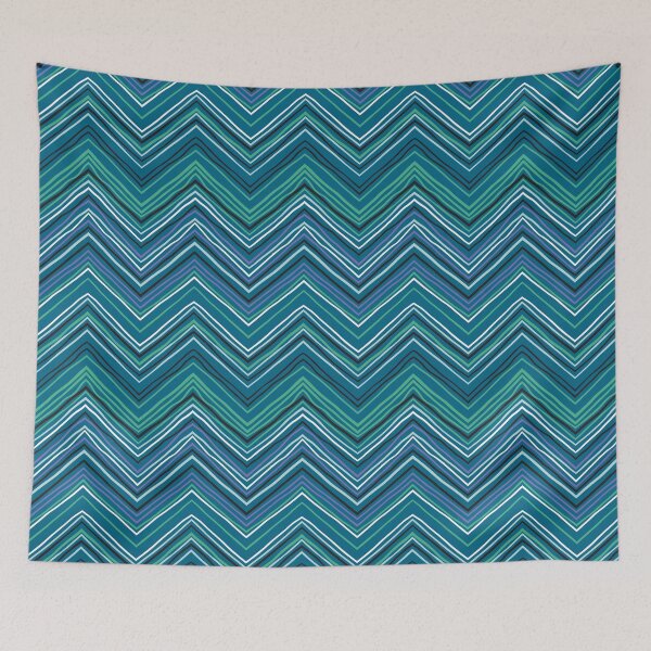 Item preview, Chevron pattern with thin zigzag lines designed and sold by Daria Rosen.