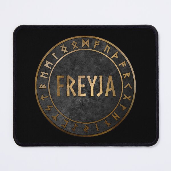 Item preview, Freyja Norse Goddess with Viking Runes designed and sold by Agema Apparel.