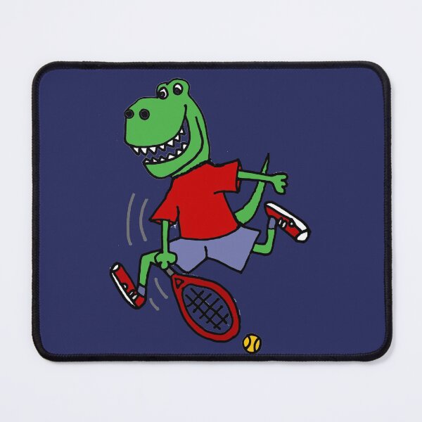 Item preview, Cool T-rex Dinosaur Playing Tennis Cartoon designed and sold by Nature's Fancy.