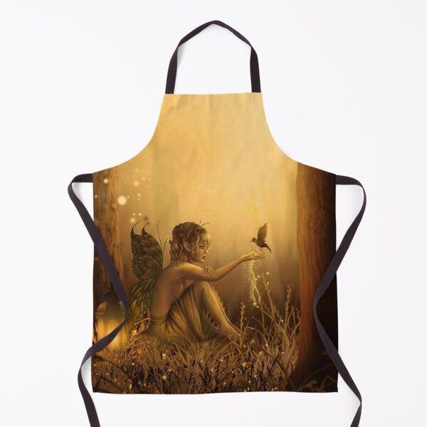 Item preview, Fairy with bird in the fantasy forest designed and sold by brendanre.