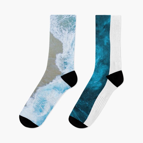 Item preview, Sandy Beach Foamy Blue Waves designed and sold by BubbleCrumbs.