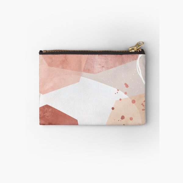 Item preview, Abstract watercolor shapes - Pink and brown designed and sold by Mermaid100.