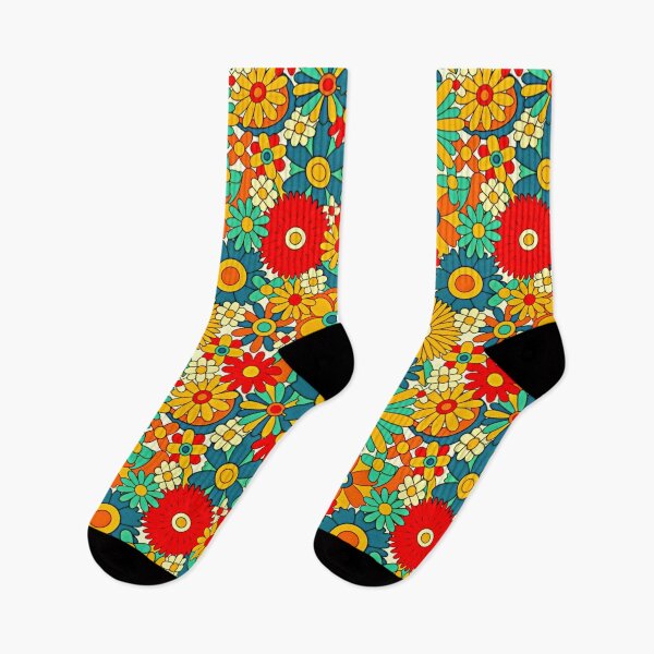 Item preview, Groovy Colorful Flowers  designed and sold by Ksaavet.