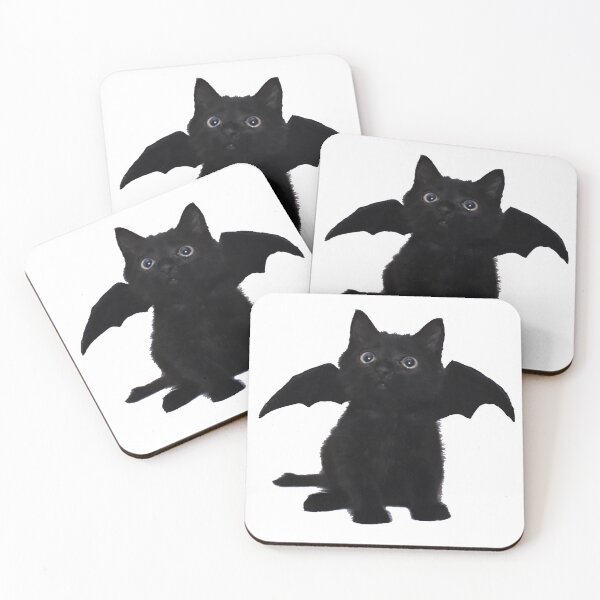 Item preview, Black Kitten With Bat Wings designed and sold by Marcinho1605.