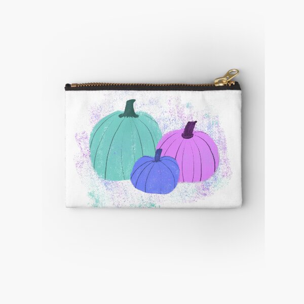 Item preview, Pumpkin trio - Violet & Teal designed and sold by Vivir Creatividad.