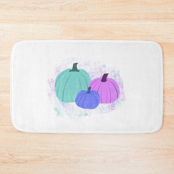 Item preview, Pumpkin trio - Violet & Teal designed and sold by Vivir Creatividad.