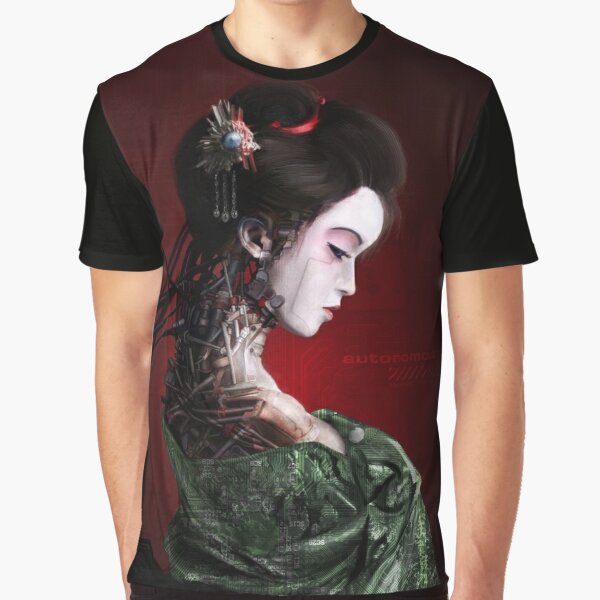 geisha t shirt dames