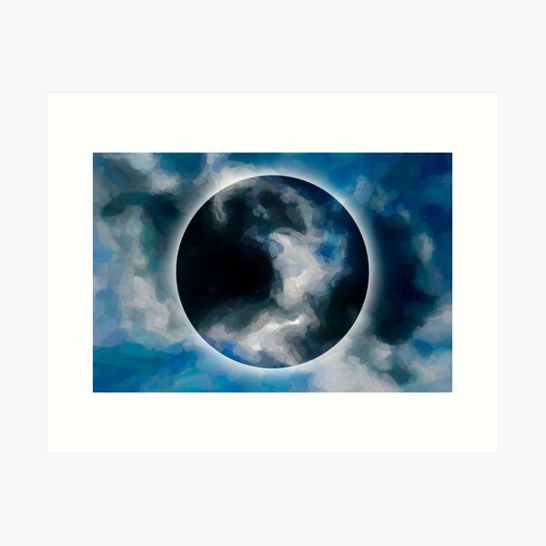 Eclipse - Abstract Painting Art Print