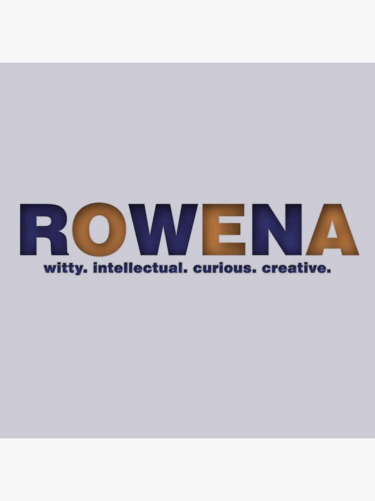 Rowena  Name Art Print