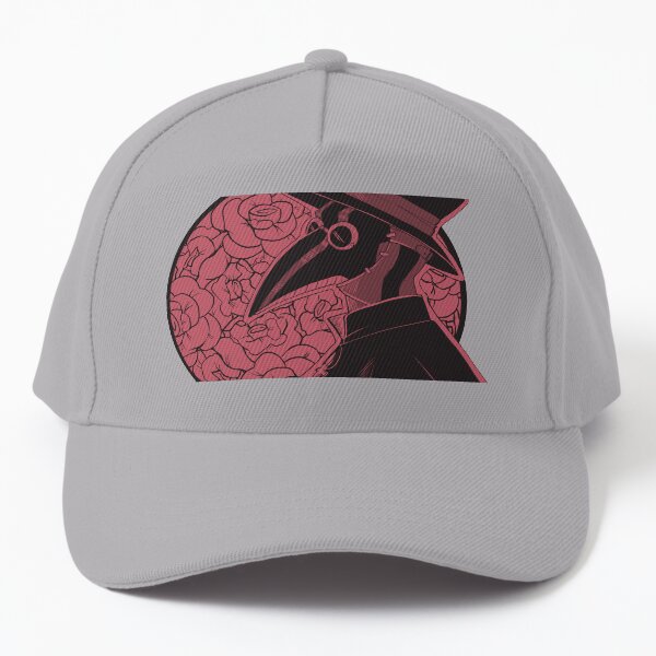Plague Doctor with Roses Baseball Cap
