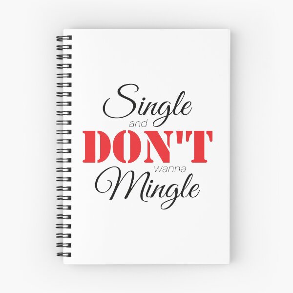 Item preview, Copy of Single & Don't Wanna Mingle (Black) designed and sold by AnnaOmens13.