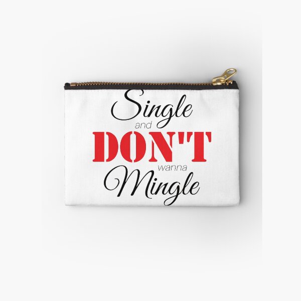 Item preview, Copy of Single & Don't Wanna Mingle (Black) designed and sold by AnnaOmens13.