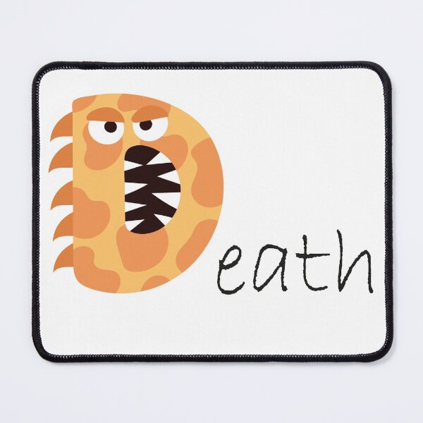 Item preview, Halloween,initial alphabet letter ,monster alphabet , alphabet letter d, death designed and sold by MimiouchB.