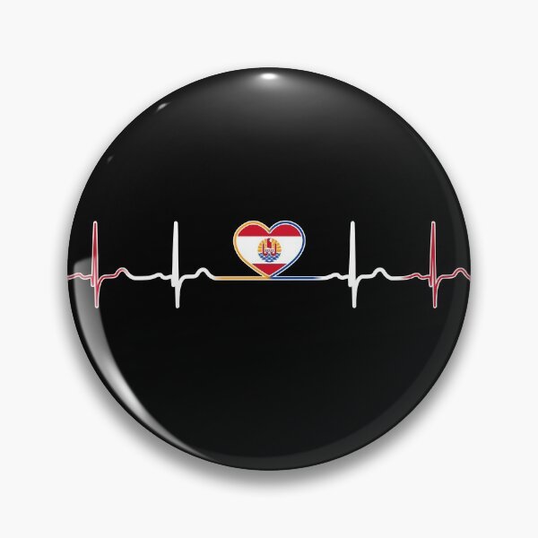 Item preview, Heartbeat French Polynesia designed and sold by Heartbeatsalad.