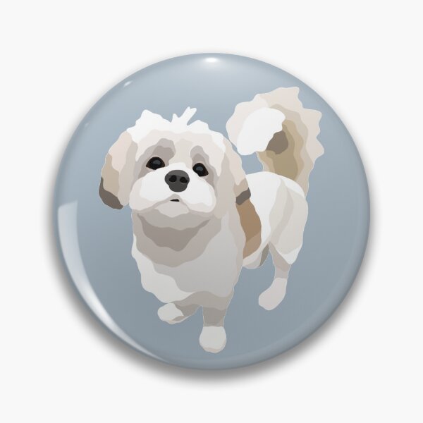 Item preview, Shih Tzu x Pomeranian Dog Portrait Digital Illustration designed and sold by sherylwylie.