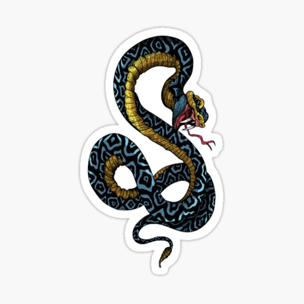 "Venom" Sticker for Sale by Golden-77 | Redbubble
