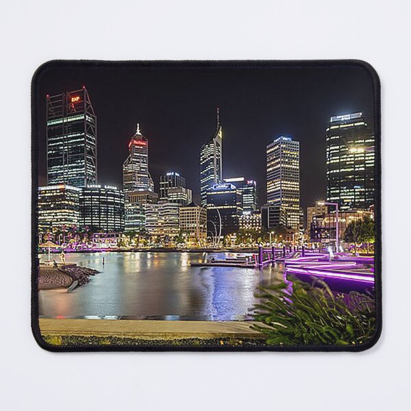 Item preview, Perth Australia Nightscape, Perth Australia cityscape, skyscarpers, designed and sold by Nostrathomas66.