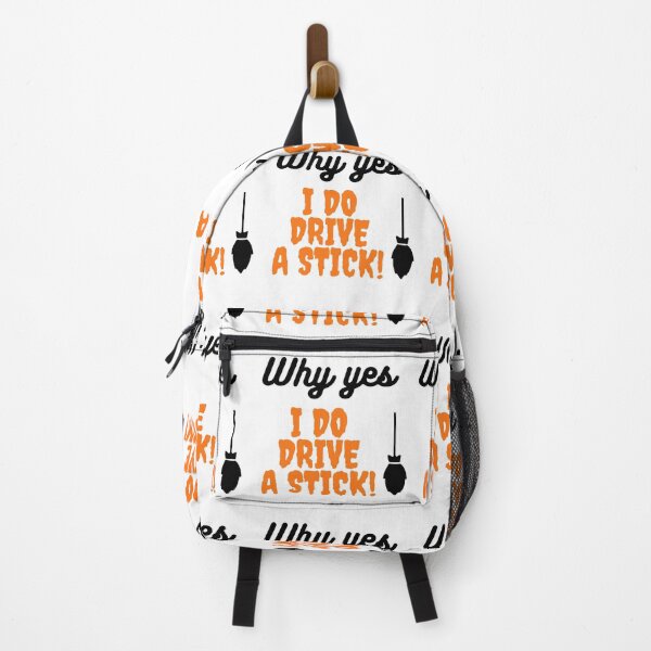 Item preview, Why yes I do drive a stick, Halloween witch's broomstick designed and sold by PrettyPerfectly.