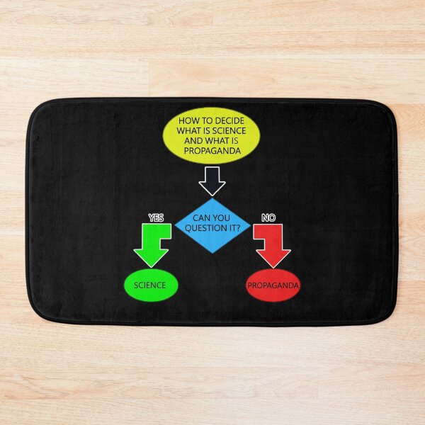 Item preview, Science or Propaganda Flowchart designed and sold by TeesForTheWorld.