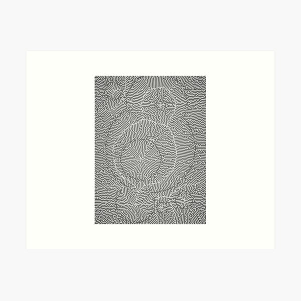 Item preview, Black and white maze- labyrinth designed and sold by Mermaid100.