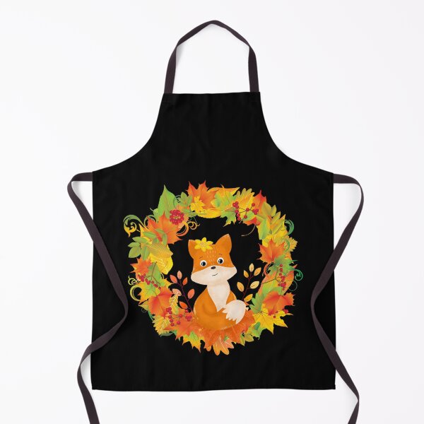 Item preview, Cute Autumn Fox With Leaves and Berries designed and sold by thecooltable.